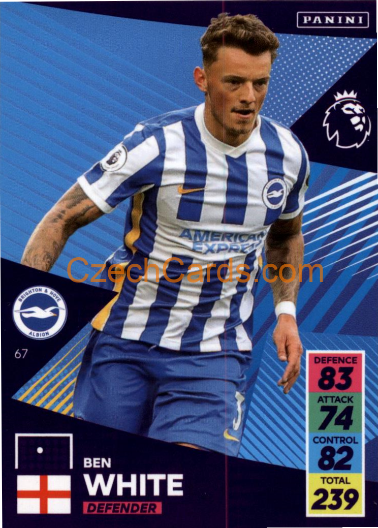 Ben White 2021/22 Panini Adrenalyn EPL #67