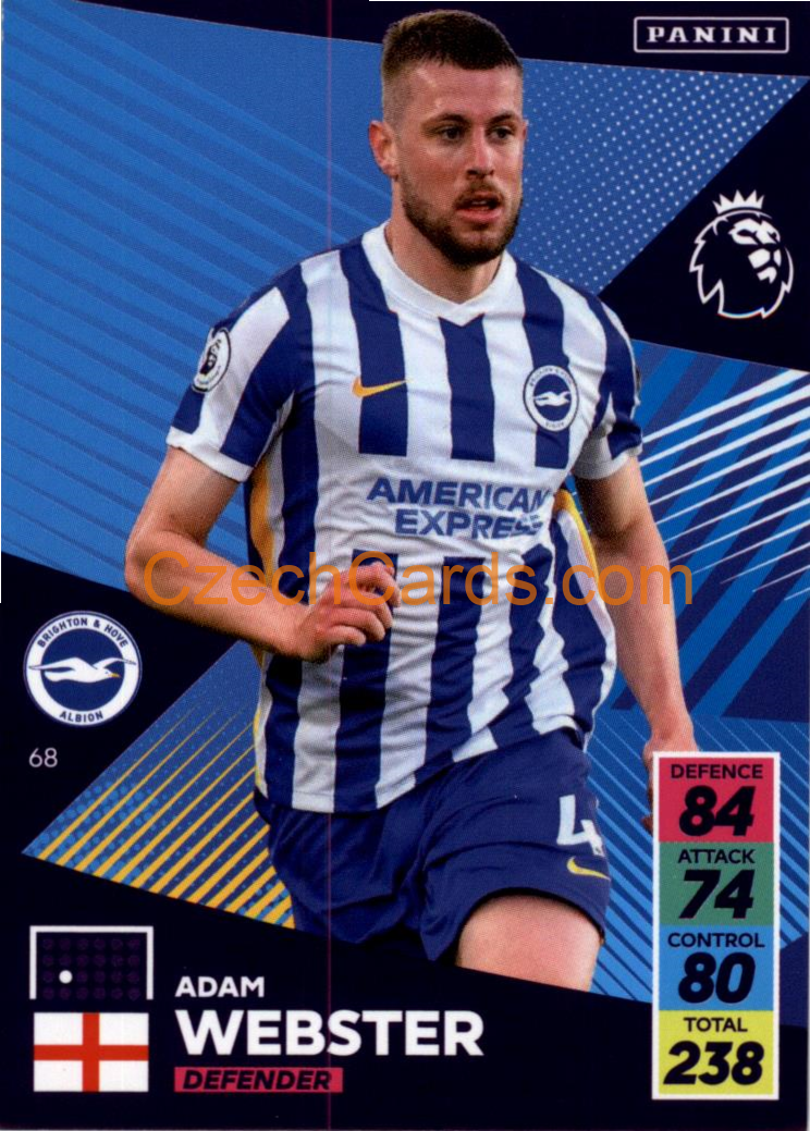 Adam Webster 2021/22 Panini Adrenalyn EPL #68