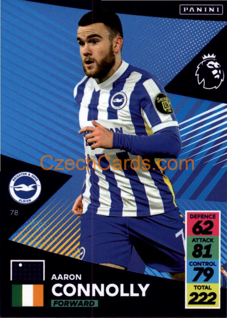 Aaron Connolly 2021/22 Panini Adrenalyn EPL #78