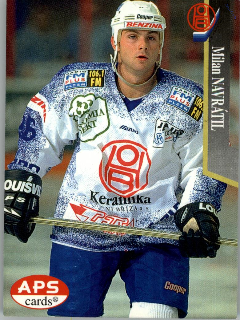 Milan Navrátil APS 97/98 hokejová karta #188