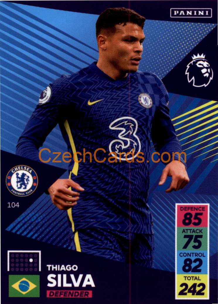 Thiago Silva 2021/22 Panini Adrenalyn EPL #104