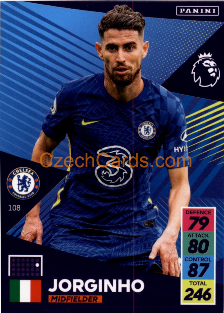Jorginho 2021/22 Panini Adrenalyn EPL #108