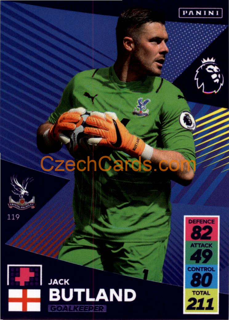 Jack Butland 2021/22 Panini Adrenalyn EPL #119