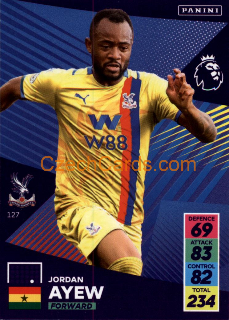 Jordan Ayew 2021/22 Panini Adrenalyn EPL #127