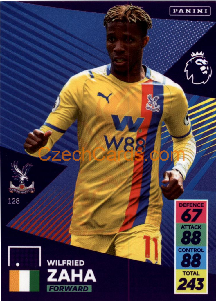 Wilfried Zaha 2021/22 Panini Adrenalyn EPL #128