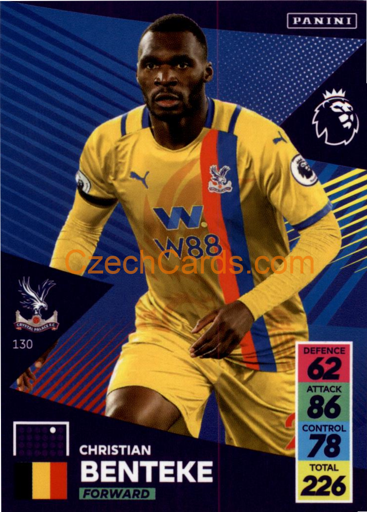 Christian Benteke 2021/22 Panini Adrenalyn EPL #130