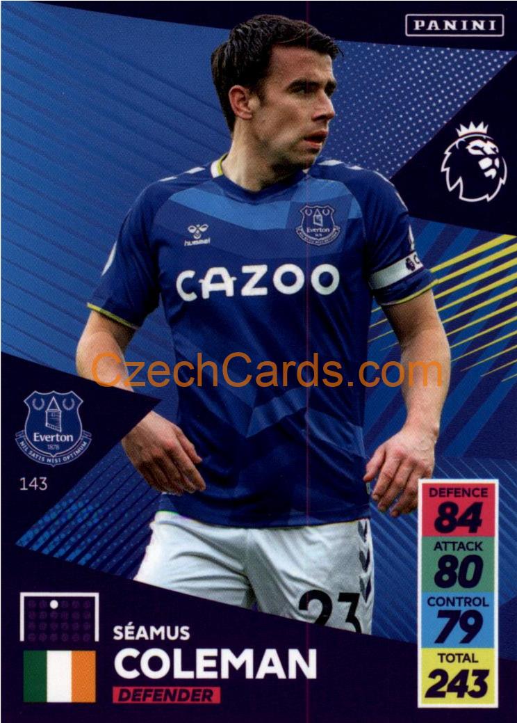 Seamus Coleman 2021/22 Panini Adrenalyn EPL #143