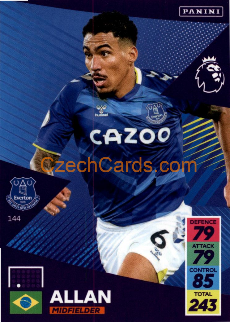Allan 2021/22 Panini Adrenalyn EPL #144