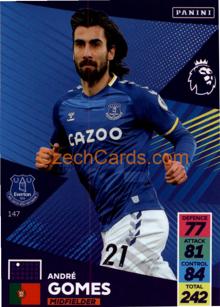 André Gomes 2021/22 Panini Adrenalyn EPL #147