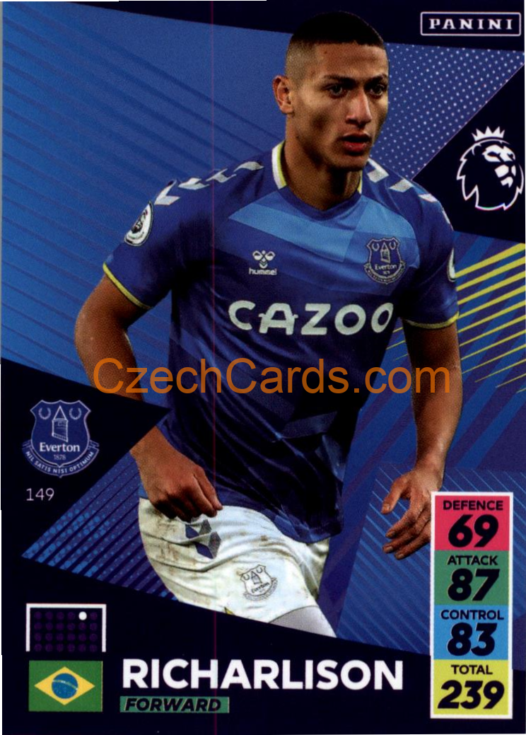 Richarlison 2021/22 Panini Adrenalyn EPL #149