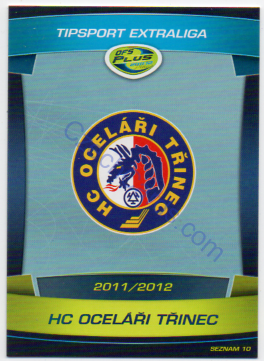OCELÁŘI TŘINEC Seznam karet  OFS 2011/12 #S10