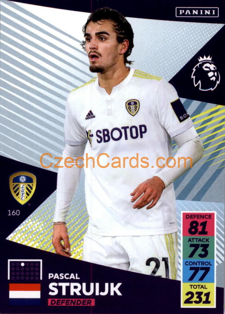 Pascal Struijk 2021/22 Panini Adrenalyn EPL #160