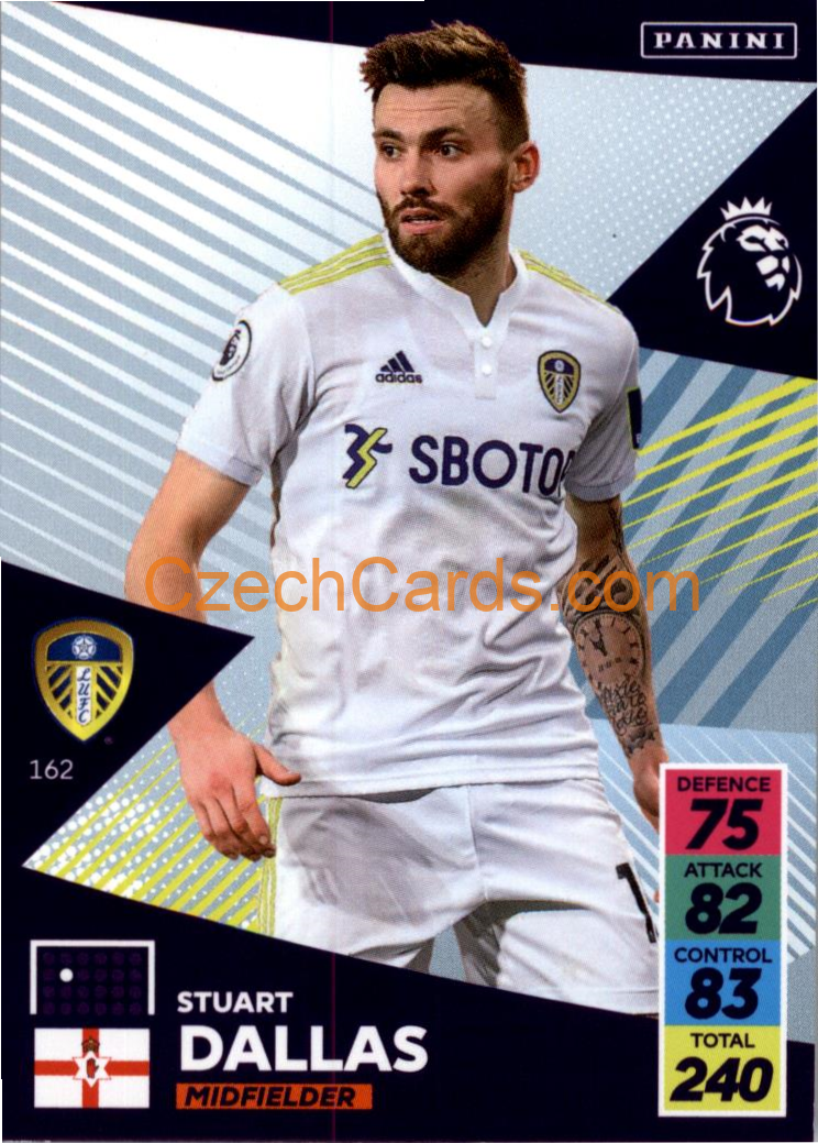 Stuart Dallas 2021/22 Panini Adrenalyn EPL #162