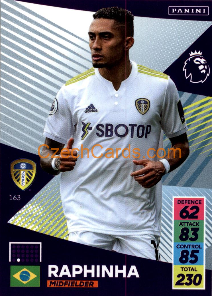Raphinha 2021/22 Panini Adrenalyn EPL #163