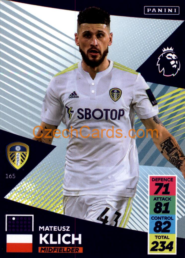 Mateusz Klich 2021/22 Panini Adrenalyn EPL #165