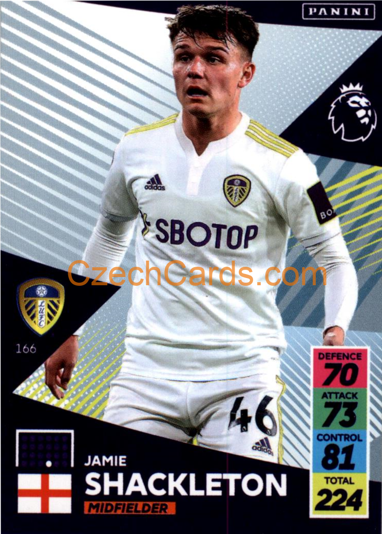 Jamie Shackleton 2021/22 Panini Adrenalyn EPL #166