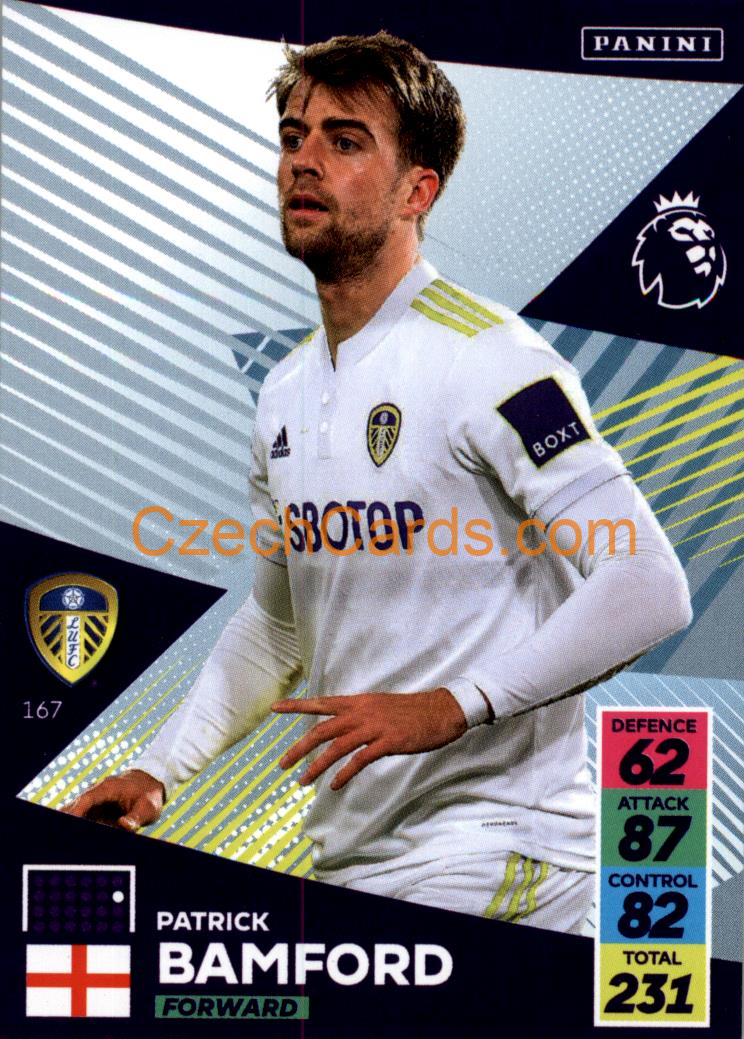 Patrick Bamford 2021/22 Panini Adrenalyn EPL #167