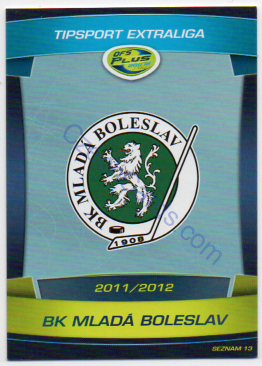BK MLADÁ BOLESLAV Seznam karet  OFS 2011/12 #S13