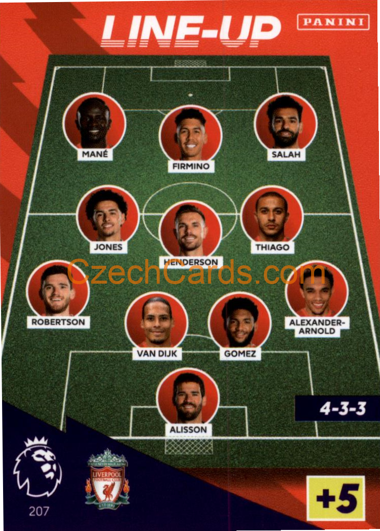 Line-Up 2021/22 Panini Adrenalyn EPL #207