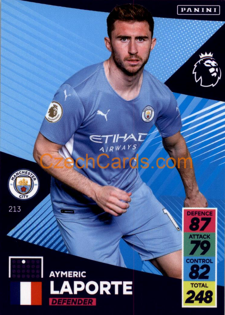 Aymeric Laporte 2021/22 Panini Adrenalyn EPL #213