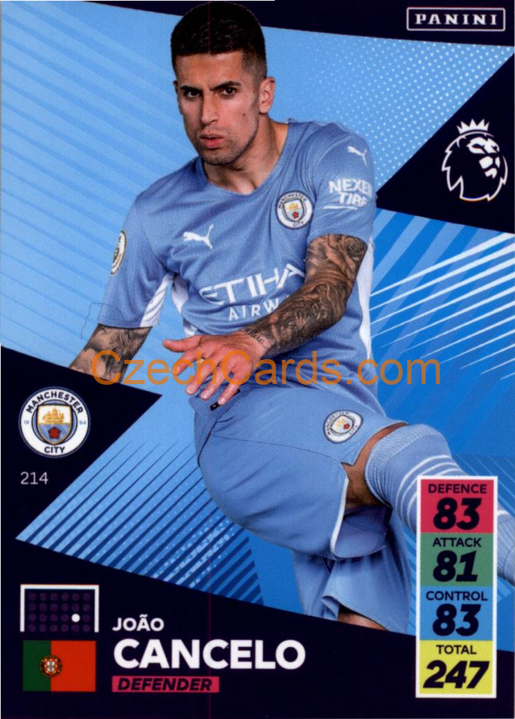 João Cancelo 2021/22 Panini Adrenalyn EPL #214
