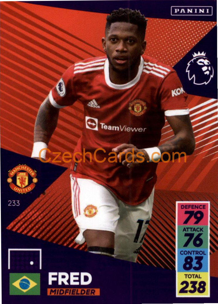 Fred 2021/22 Panini Adrenalyn EPL #233