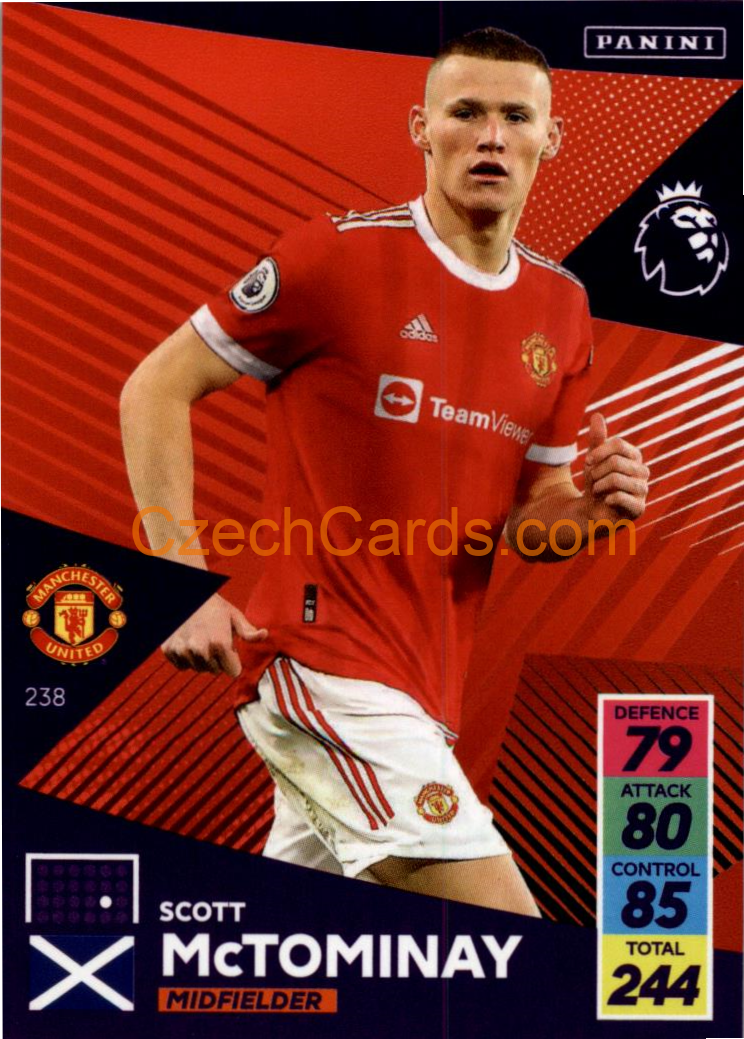 Scott McTominay 2021/22 Panini Adrenalyn EPL #238