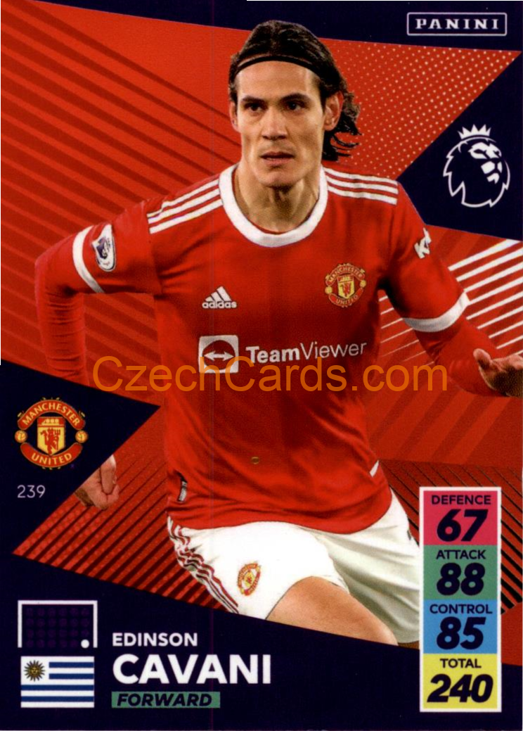 Edinson Cavani 2021/22 Panini Adrenalyn EPL #239