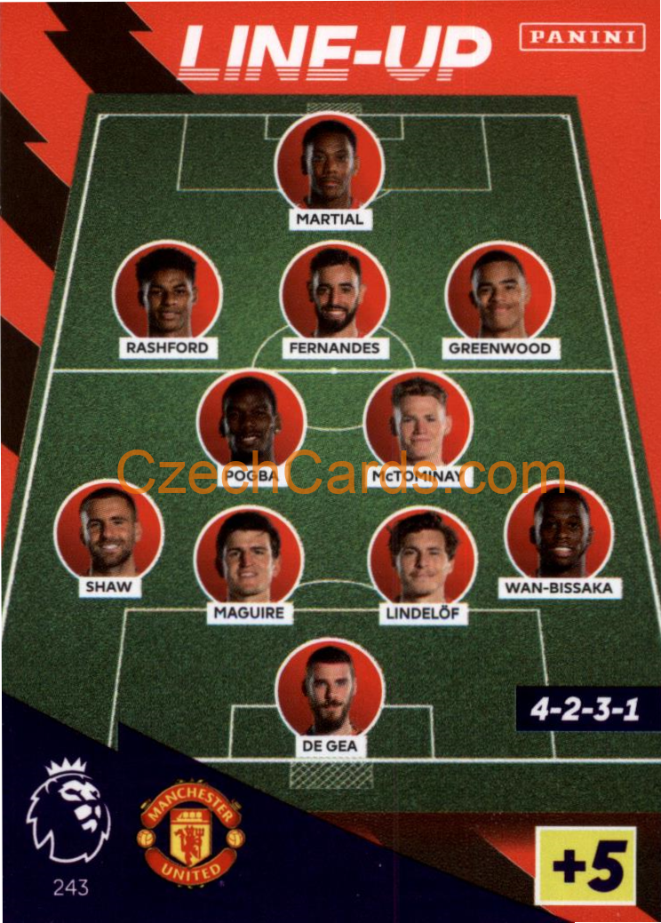 Line-Up 2021/22 Panini Adrenalyn EPL #243
