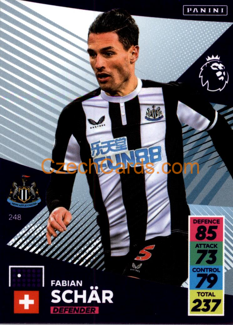 Fabian Schär 2021/22 Panini Adrenalyn EPL #248
