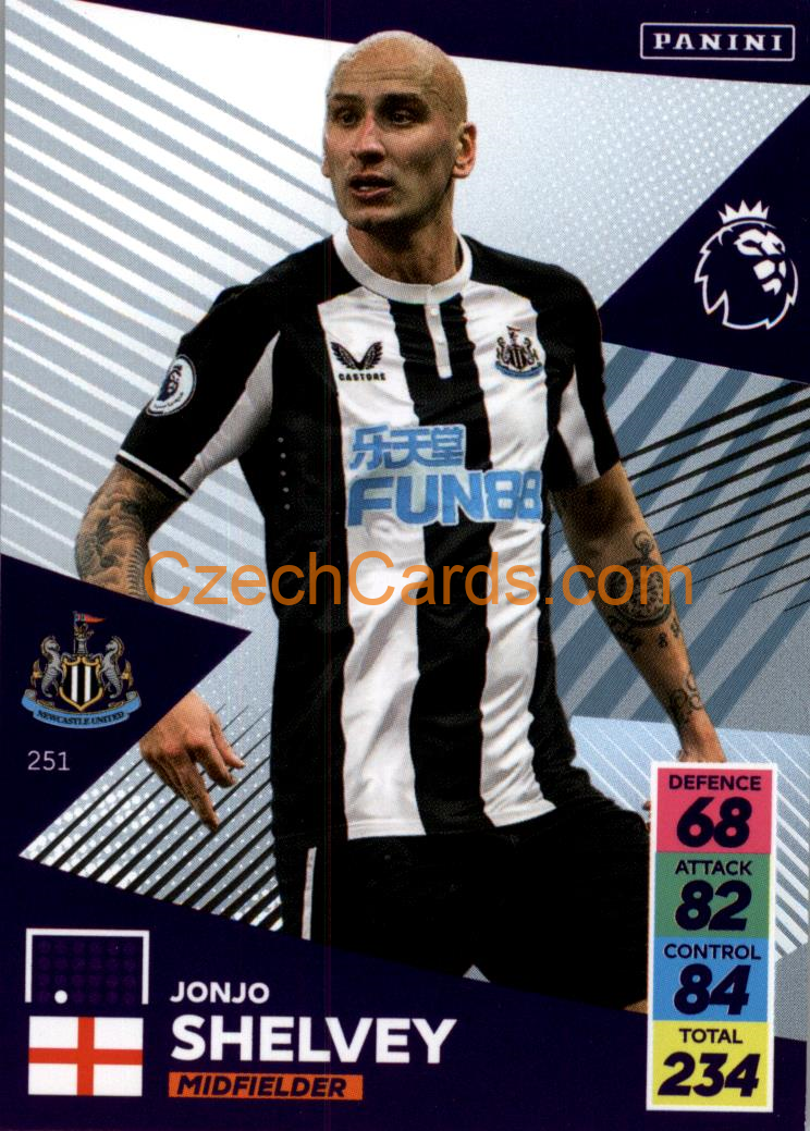 Jonjo Shelvey 2021/22 Panini Adrenalyn EPL #251