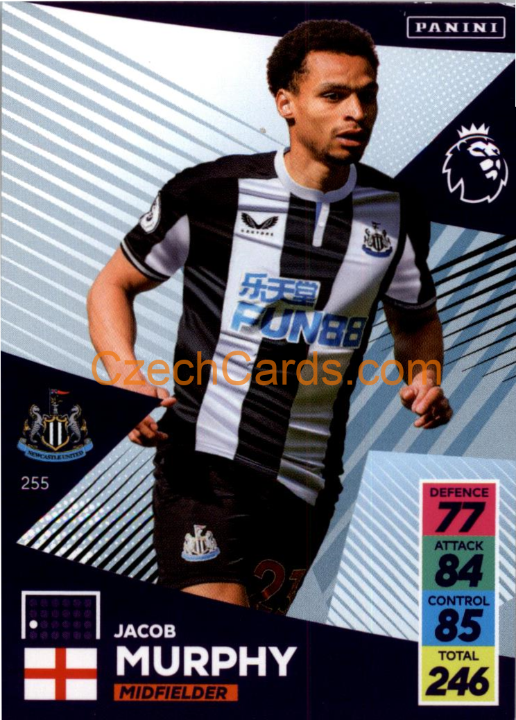 Jacob Murphy 2021/22 Panini Adrenalyn EPL #255