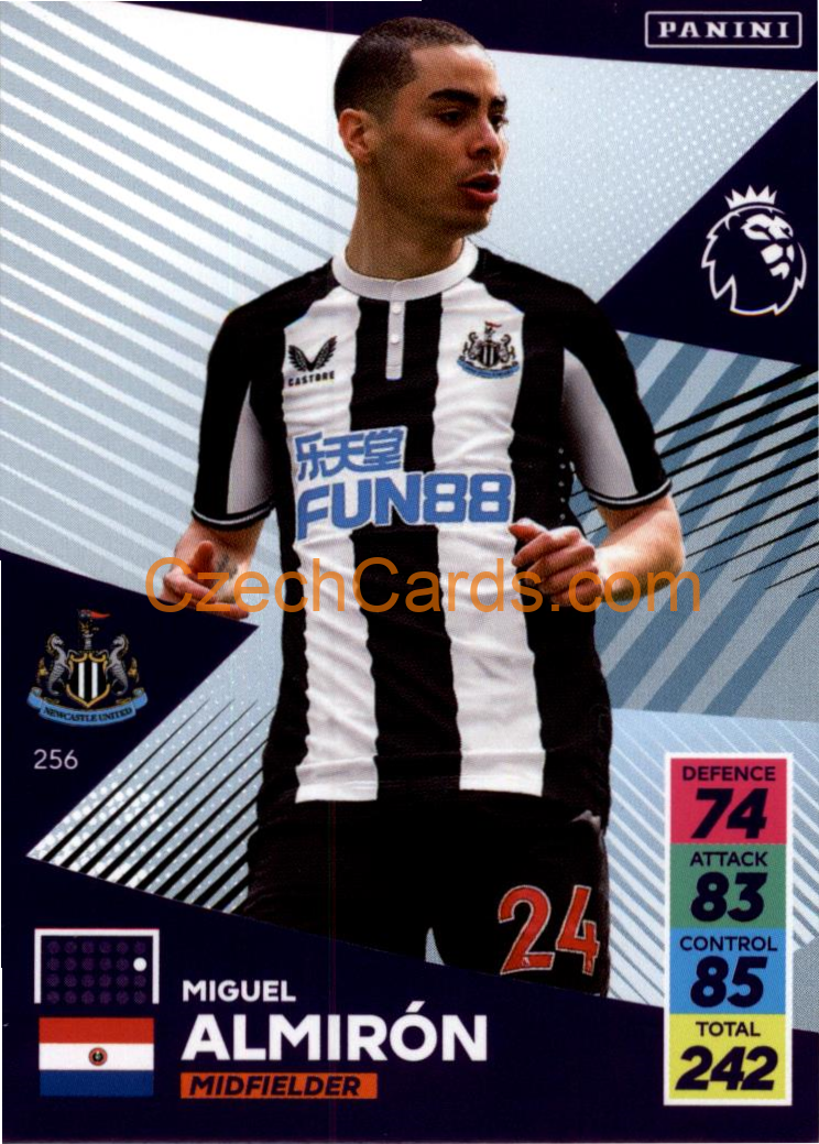 Miguel Almiron 2021/22 Panini Adrenalyn EPL #256