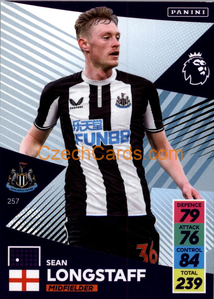 Sean Longstaff 2021/22 Panini Adrenalyn EPL #257