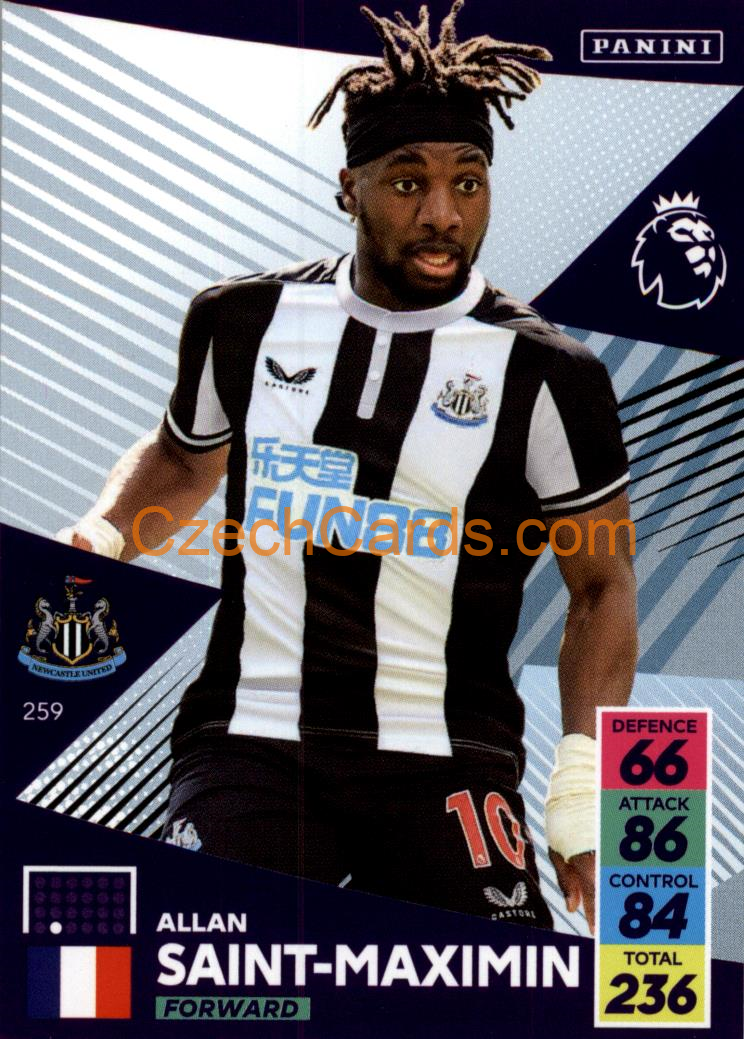 Allan Saint-Maximin 2021/22 Panini Adrenalyn EPL #259