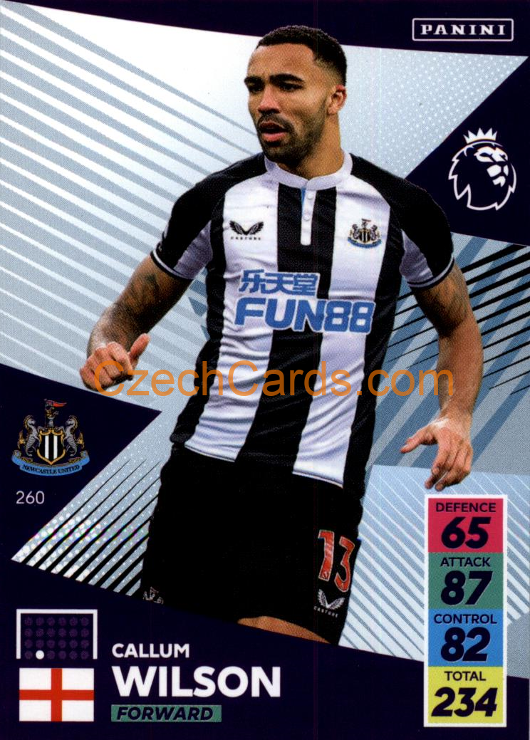 Callum Wilson 2021/22 Panini Adrenalyn EPL #260