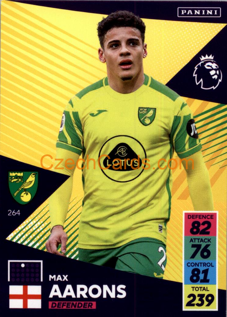 Max Aarons 2021/22 Panini Adrenalyn EPL #264