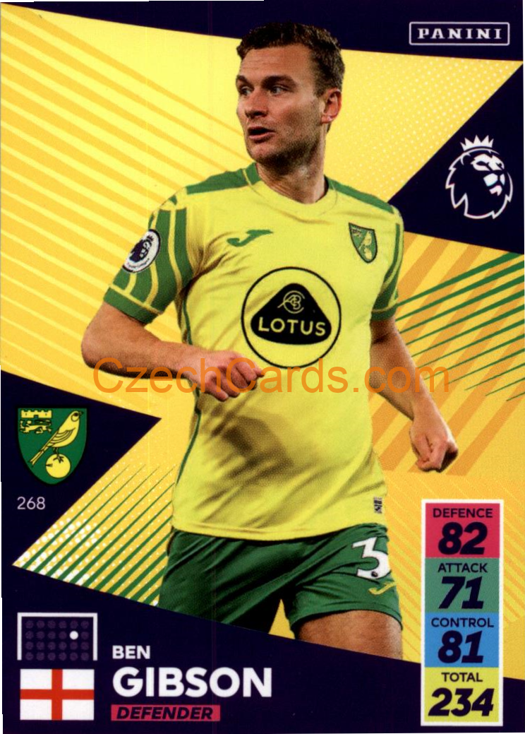 Ben Gibson 2021/22 Panini Adrenalyn EPL #268