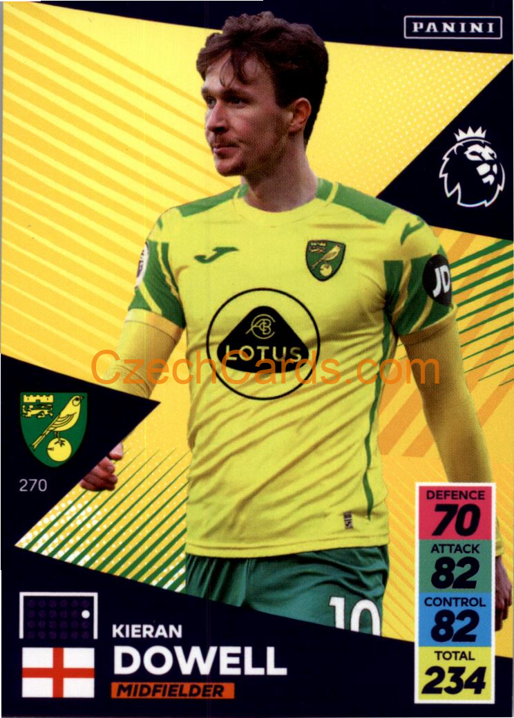 Kieran Dowell 2021/22 Panini Adrenalyn EPL #270