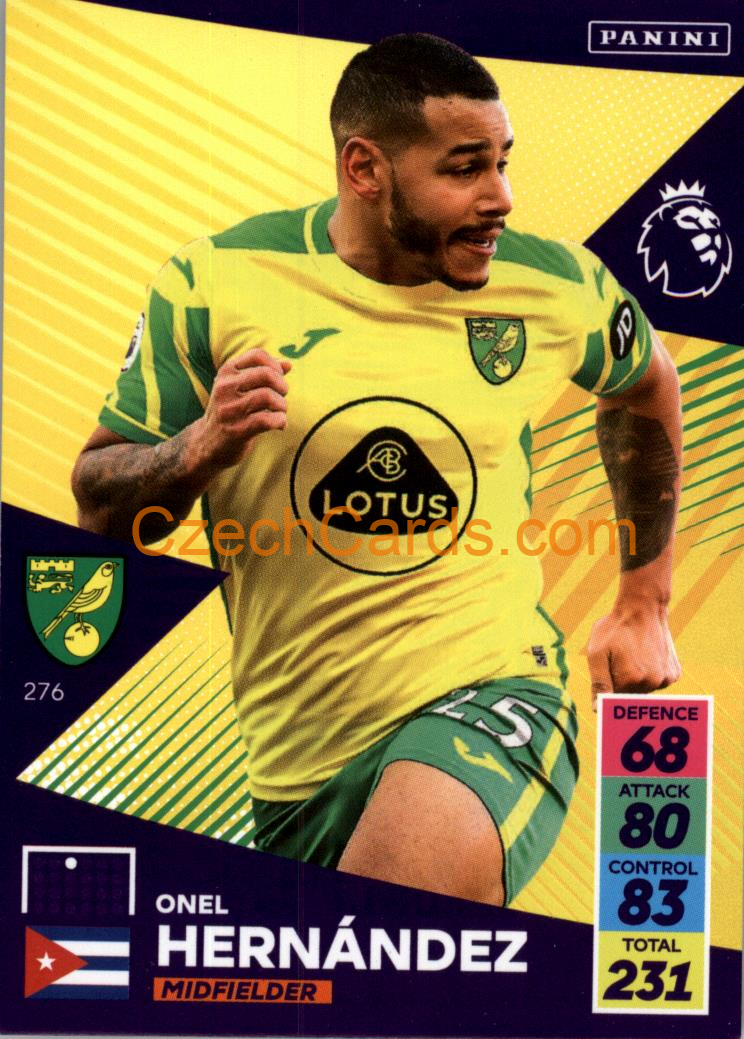 Onel Hernández 2021/22 Panini Adrenalyn EPL #276