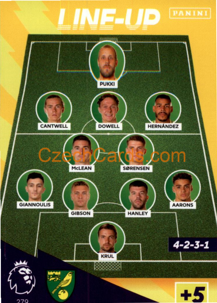 Line-Up 2021/22 Panini Adrenalyn EPL #279