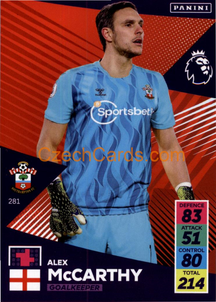 Alex McCarthy 2021/22 Panini Adrenalyn EPL #281