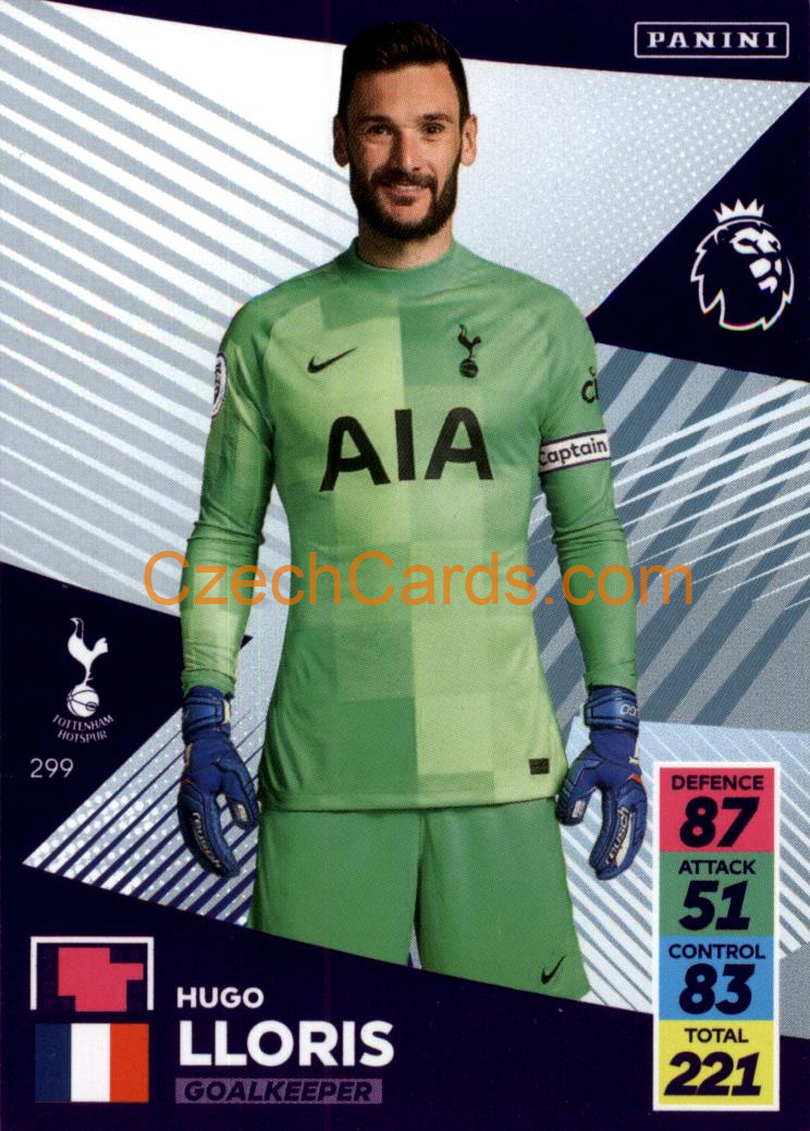Hugo Lloris 2021/22 Panini Adrenalyn EPL #299