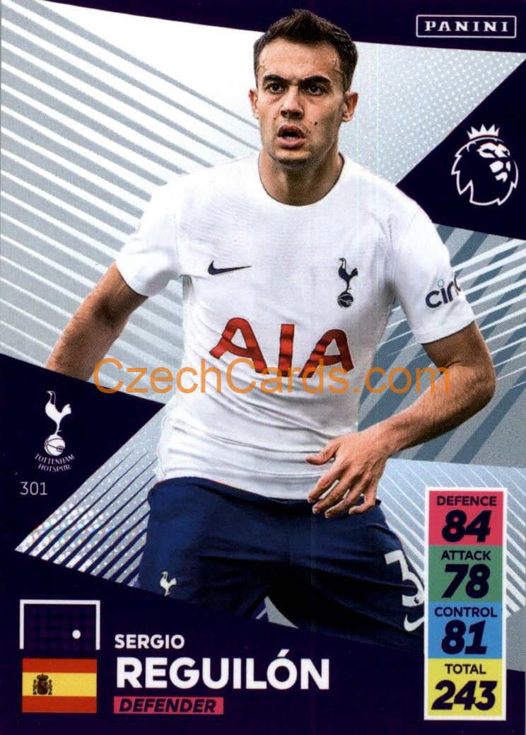Sergio Reguilón 2021/22 Panini Adrenalyn EPL #301