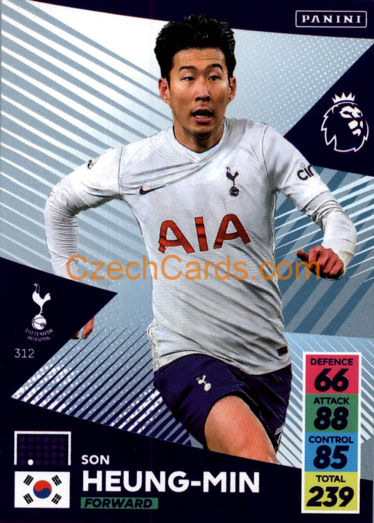 Son Heung-Min 2021/22 Panini Adrenalyn EPL #312