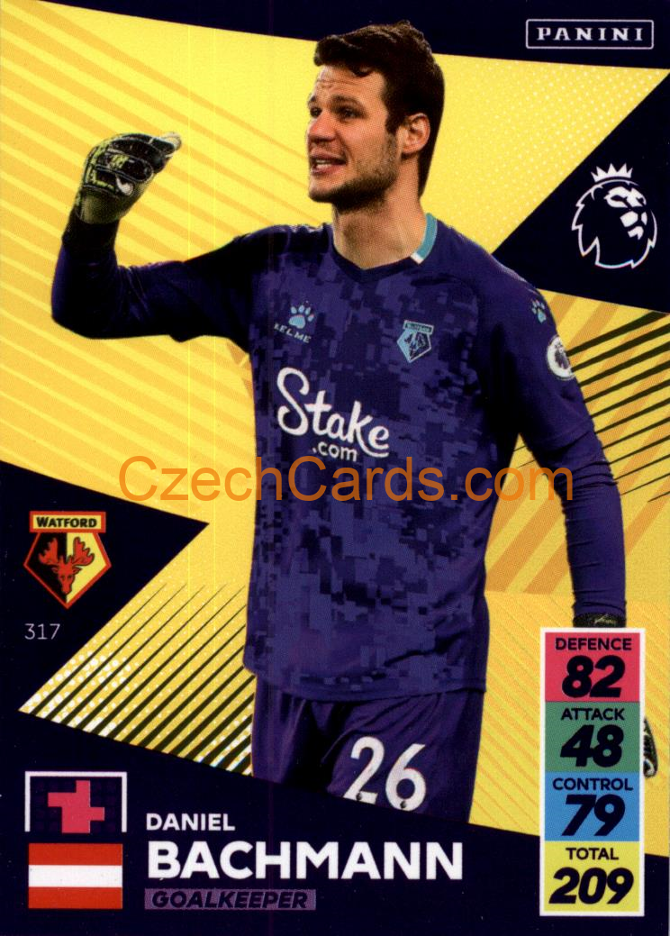 Daniel Bachmann 2021/22 Panini Adrenalyn EPL #317