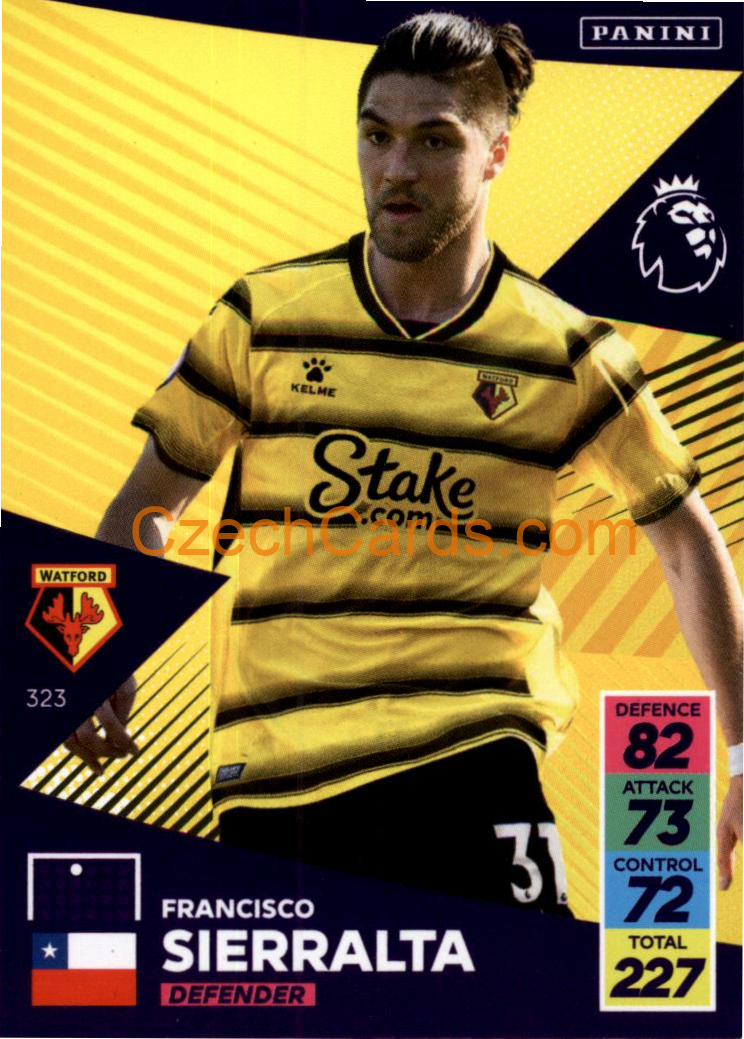Francisco Sierralta 2021/22 Panini Adrenalyn EPL #323