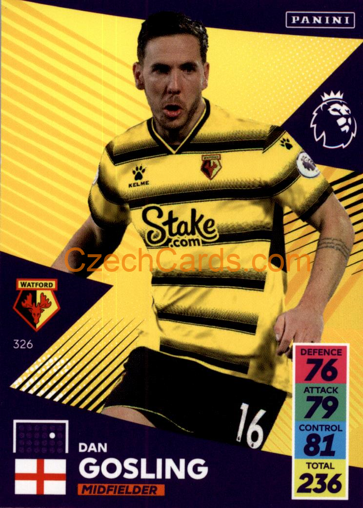 Dan Gosling 2021/22 Panini Adrenalyn EPL #326