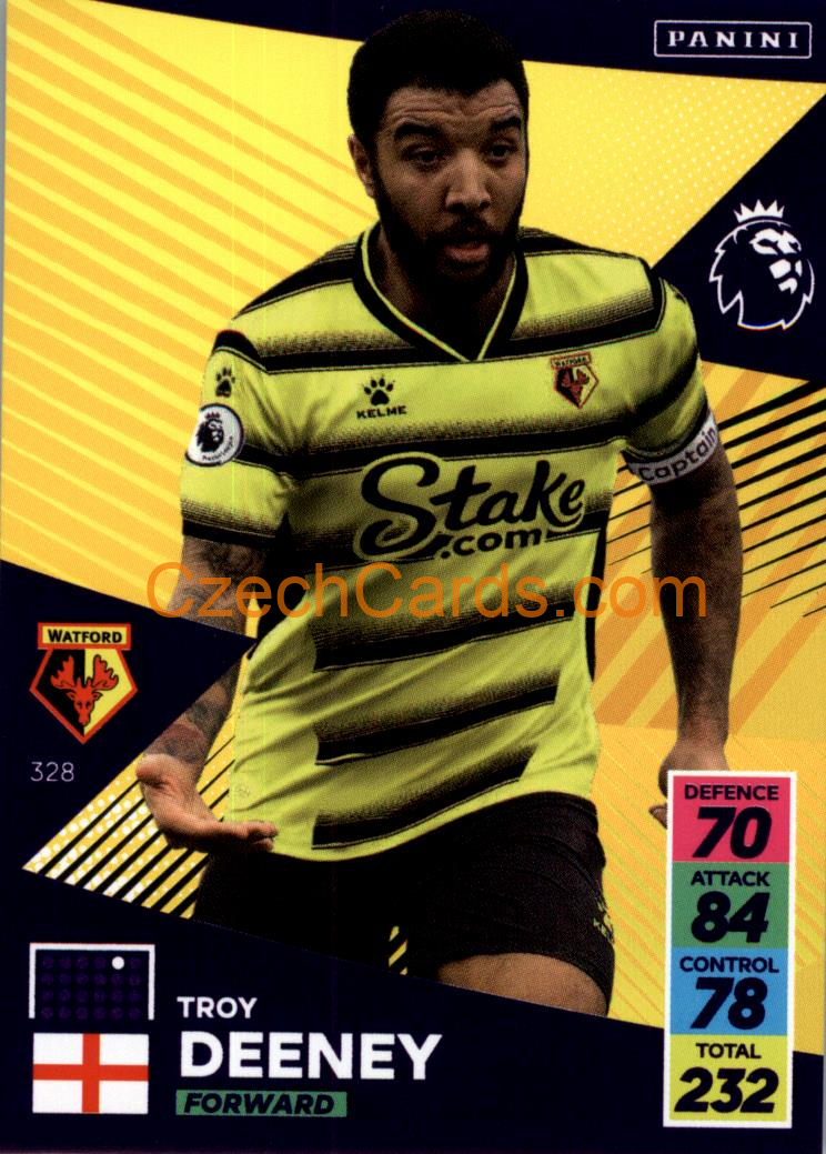 Troy Deeney 2021/22 Panini Adrenalyn EPL #328