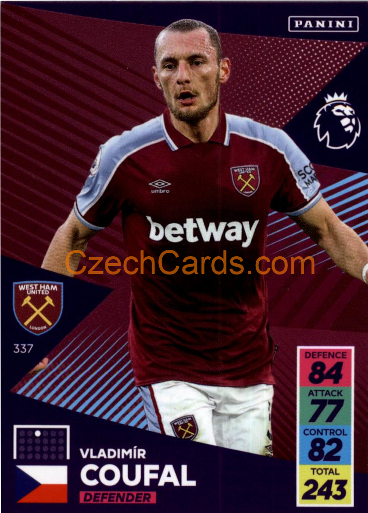 Vladimir Coufal 2021/22 Panini Adrenalyn EPL #337